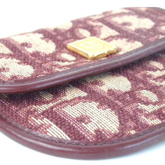 Christian Dior Trotter Vintage Coin-purse Leather Canvas - Picture 8 of 12